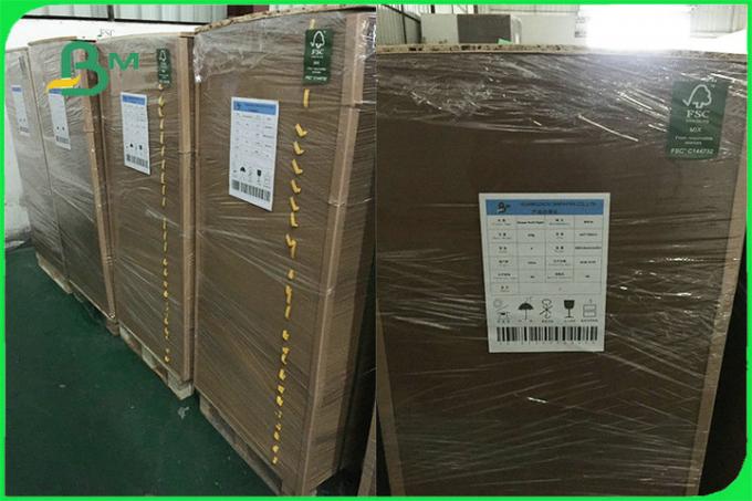 110gsm to 120gsm Recycled Brown Kraft Liner Paper Board Sheet FDA EU FSC