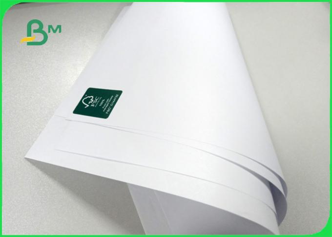 Width 61 * 86cm small stretchability ink absorption 75 - 100gsm offset paper in roll