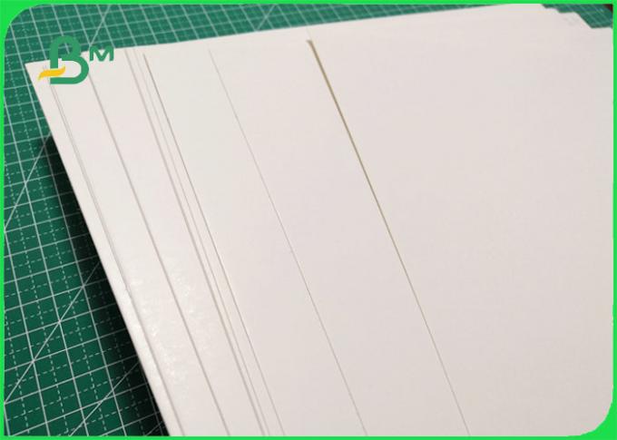 White Color Double Side C1S Cardboard For Invitation Card 1.2mm 1.5mm 72*102cm