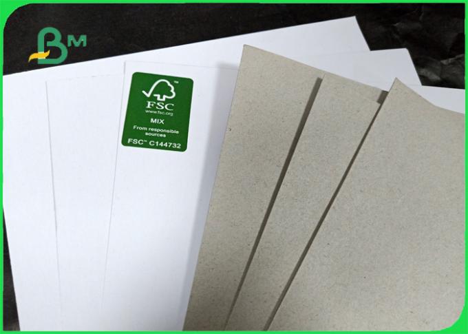 Size 1160mm 1300mm white carboard with grey back thickness 450gsm in roll
