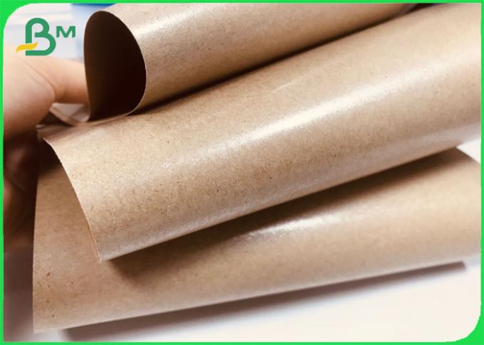 Brown kraft paper coated with PE 80gsm + 15gpe Single Side Coated