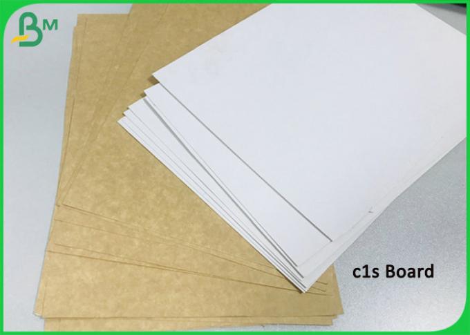 Coated Surface Virgin Pulp White Top Liner Board 325gr / ㎡ Sheets with Food Grade
