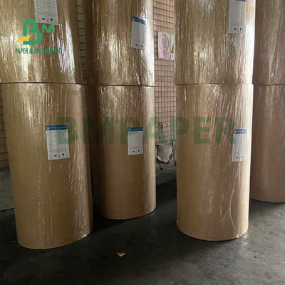 Pirinç Torbaları İçin 80gsm Koyu Kahverengi Kraft Liner Kağıdı Yüksek Mukavemet