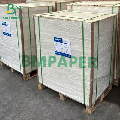 Geri dönüştürülmüş Beyaz Kraft Kağıdı El Yapımı Beyaz Kağıt 100gm ~ 150gm 546mm X 740mm