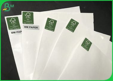 Yağlı PE Kaplamalı Kağıt, 160gsm + 10g Tek Taraflı Parlak Kağıt Gıda ambalajı için