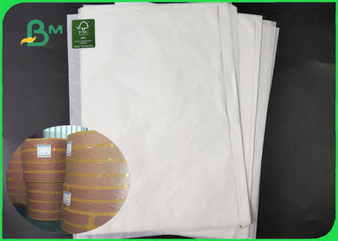 1200MM Food Grade MG Beyaz Kraft Kağıt 45 / 50g Şeker Paketlemesi İçin Rulolar
