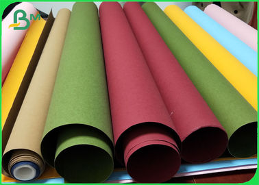 Kumaş Etiket Yıkanabilir Yapmak İçin Çok Renkli Kraft Kağıt Kumaş