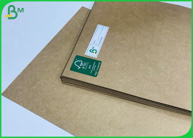 Ambalaj 200g 300g 350g Levha Kahverengi Bakire El Sanatları Kağıt Tahtası Gıda Tepsisi için