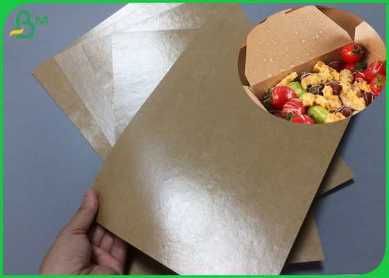320gsm 350gsm Gıdaya Uygun Kraft Kağıt PE Parçalanabilir Malzemeden Lamine Edilmiş