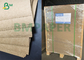 Gıda Güvenli Ambalaj Doğal Kahverengi Kraft Kağıt 300gsm Paket Servis Kutuları