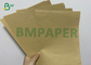50gsm Zarf Kraft Kağıt Rulo 525mm Genişlik Kağıt Torbalar İçin Lamine