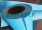 80gsm Çift / Tek Taraflı Mat Mavi CAD Plotter Baskı Kağıdı Rulosu