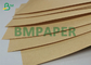 70gsm Ağartılmamış Bant Kraft Kağıt Yüksek Islak Çekme Mukavemeti Kahverengi Kraft Kağıt