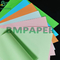 Origami için 80g 120g Yüksek Renk Doygunluğu Kaplanmamış Renkli Bristol Kağıt Kartı