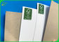 Geri Dönüşümlü Kağıt Hamuru Beyaz Kaplamalı Dubleks Kart 400g 61 * 61cm Beyaz Kaplamalı