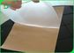 FDA 250gsm 300gsm + PE Kağıt Tabakları İçin Kahverengi Kraft Kağıt Kaplı