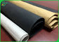 Kahverengi Renk Siyah Renkli 0.55mm Geri Dönüşümlü Yıkanabilir Kağıt Kumaş