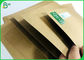 Katlanabilir 300G Ağartılmamış Kraft Astar Levha Gıda Temas Kahverengi Kağıt Levha
