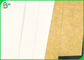 Aperatif Kutuları Yapımı İçin FSC Onaylı Bir Tarafı Beyaz Bir Tarafı Kahverengi Kraft Kağıt
