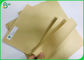 50G 80G bambu Hamuru bazlı eko Ağartılmamış kraft astar kağıt Rulo zarf çanta için