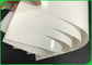 PE Parlak / Mat kaplamalı 30g - 400g Sarma Yemekleri için Beyaz kraft kağıt tahtası