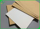 Gıda Katkılı Kahverengi Kraft Karton Kağıt Üzerine 325gsm Beyaz Kaplamalı