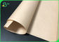 Biyobozunur Kahverengi 60gsm Kraft Şerit Kağıt Makaraları FDA Onaylı Kağıt Saman Hammaddesi