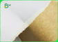 200gsm 250gsm Gıda Tepsisi İçin Kompostlanabilir Kraft Kağıt 790mm 890mm Signle Kaplamalı