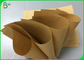 1000mm 1100mm 60GSM 70GSM Kağıt Torbalar İçin Gıdaya Uygun Kahverengi Kraft Kağıt