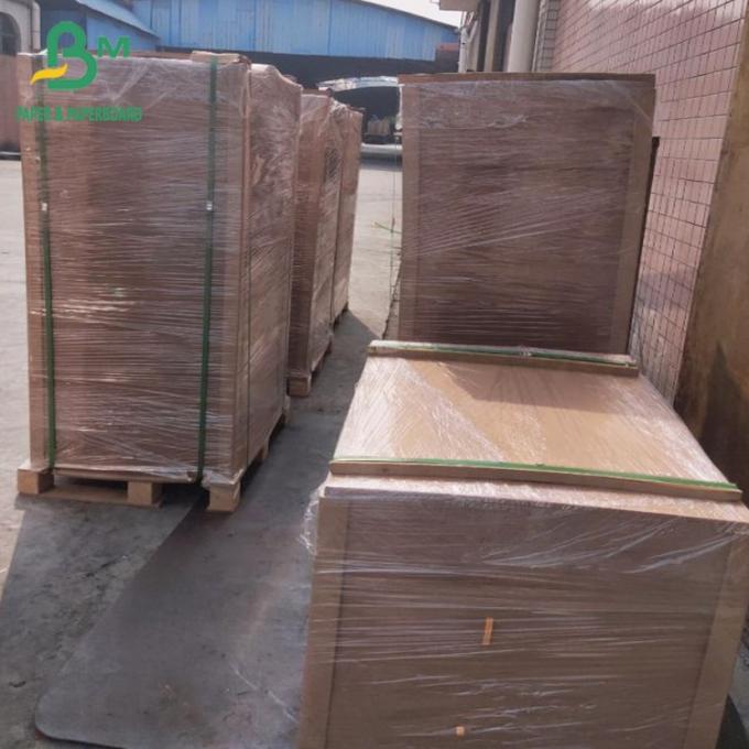 Yiyecek Kapları İ&ccedil;in Kutuları 300gsm Ağartılmamış Kraft Kahverengi Kağıt &Ccedil;ıkarın 0