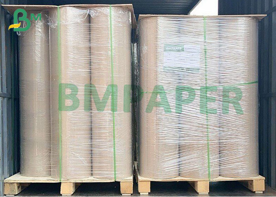 Yüksek Dereceli Paket için 80gsm 120gsm BKP Kahverengi Kraft Kağıt Rulosu