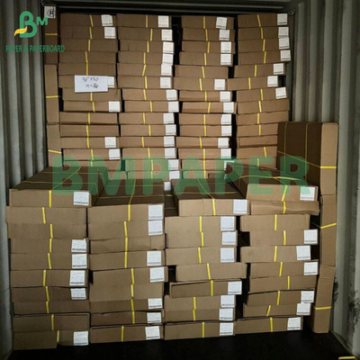 Mühendislik Çizimi için 20LB Beyaz Kaplamalı CAD Bağlama Kağıdı 36"*150ft Rulolar