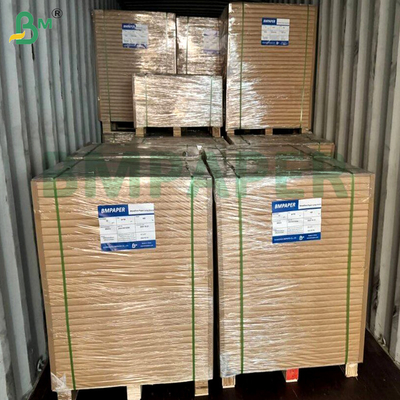 250 g 270 g Dondurulmuş gıda ambalajları için donma geçirmez nem geçirmez beyaz kaplı kraft kartonu