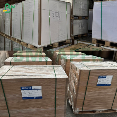 65 - 80gm Yüksek Nem Gücü Beyaz Kağıt İçecek Paketleme Kapları İçin Tek Taraflı Kaplı Bira Etiketi Kağıdı