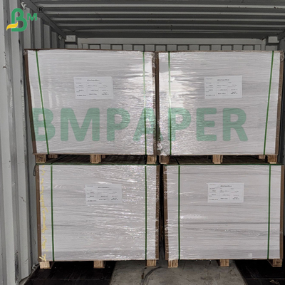 100Gsm Baskı Yapabilirliği Kutu Ambalajı İçin Beyaz Tek Yanlı Fluted Dalgalanmış Kağıt