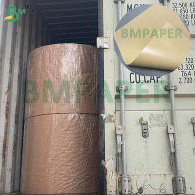 75gsm Kraft Kağıt + 10g Poli Lamine İç Nem Geçirmez Zarf İçin Hammadde Ruloları