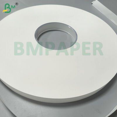 Parçalı rulolar, saman ambalajı için beyaz kraft kağıdı 24 gram 35 mm rulo