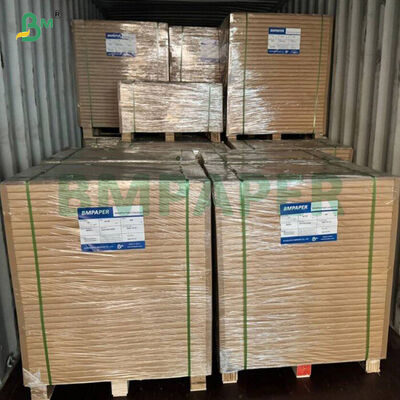 280g Gıda Sınıfı Kaplamasız Kahverengi Kraft Öğle Yemeği Kartonu 2S PE