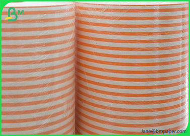60gsm 120gsm Gıda Mürekkepleri Tek Taraflı Sırlı Kağıtlı Baskılı Gıda Sınıfı Straw Paper Roll