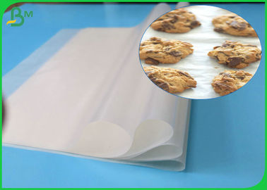Beyaz Kasap Kağıt Rulo 22gsm 24gsm 28gsm Gıda Sınıfı Kaplamalı Pişirme Kağıt Rulo