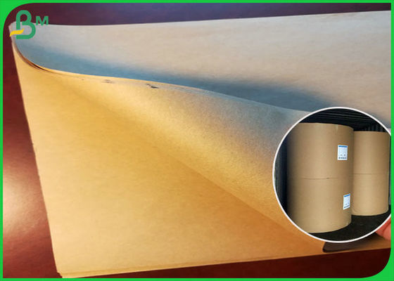 50GSM Iyi Kahverengi Kraft Kağıt Yaprakları Anti Curl Ambalaj Somun Için Yağlı