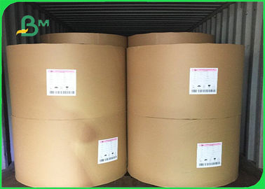 Dayanıklı Büyük Craft Kağıt Rulo, Geri Dönüşümlü Beyaz / Kahverengi Kraft Kağıt Rulo
