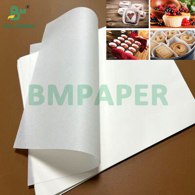 30gm 40gm Yağa dayanıklı kayma kolay kağıt, pişirme fincanları yapmak için 27.25 x 28 inç