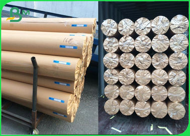 75 - 100gm açık kağıt mürekkep püskürtücü CAD çizim kağıdı 24 inç x 150ft çekirdek 2 inç