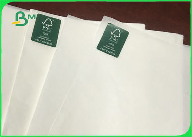 FDA Eko - Çantalar için 30gsm 35gsm 42gsm Dostu Kaplamasız Beyaz Çuval Kraft Kağıt