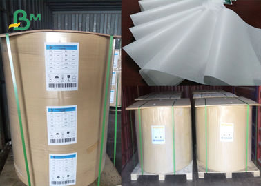 30gsm 40gsm MG Kraft Beyaz Kağıt Jumbo Roll 1000 - 1200mm FDA Sertifikalı