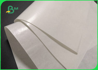Mum Paketi Yağlı 40mm için 40gsm + 10g PE Kaplamalı Beyaz Kraft Kağıt