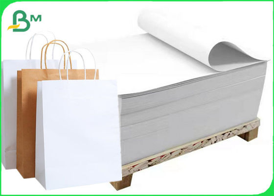 80gsm - 120gsm A0 A1 Boy Yazdırılabilir Beyaz Alışveriş Kağıt Torba Kraft Kağıt