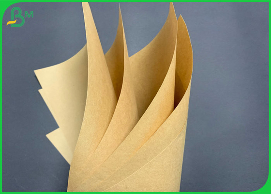 Gıda Torbası Yapımı İçin 600mm Jumbo Rulo 100gsm Gıda Sınıfı Kahverengi Kraft Kağıt