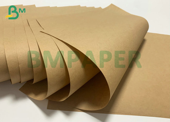 İyi mukavemetli 80gsm Ağartılmamış Genişletilebilir Çuval Kraft Kağıt Jumbo Rulo